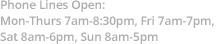 Opening Hours