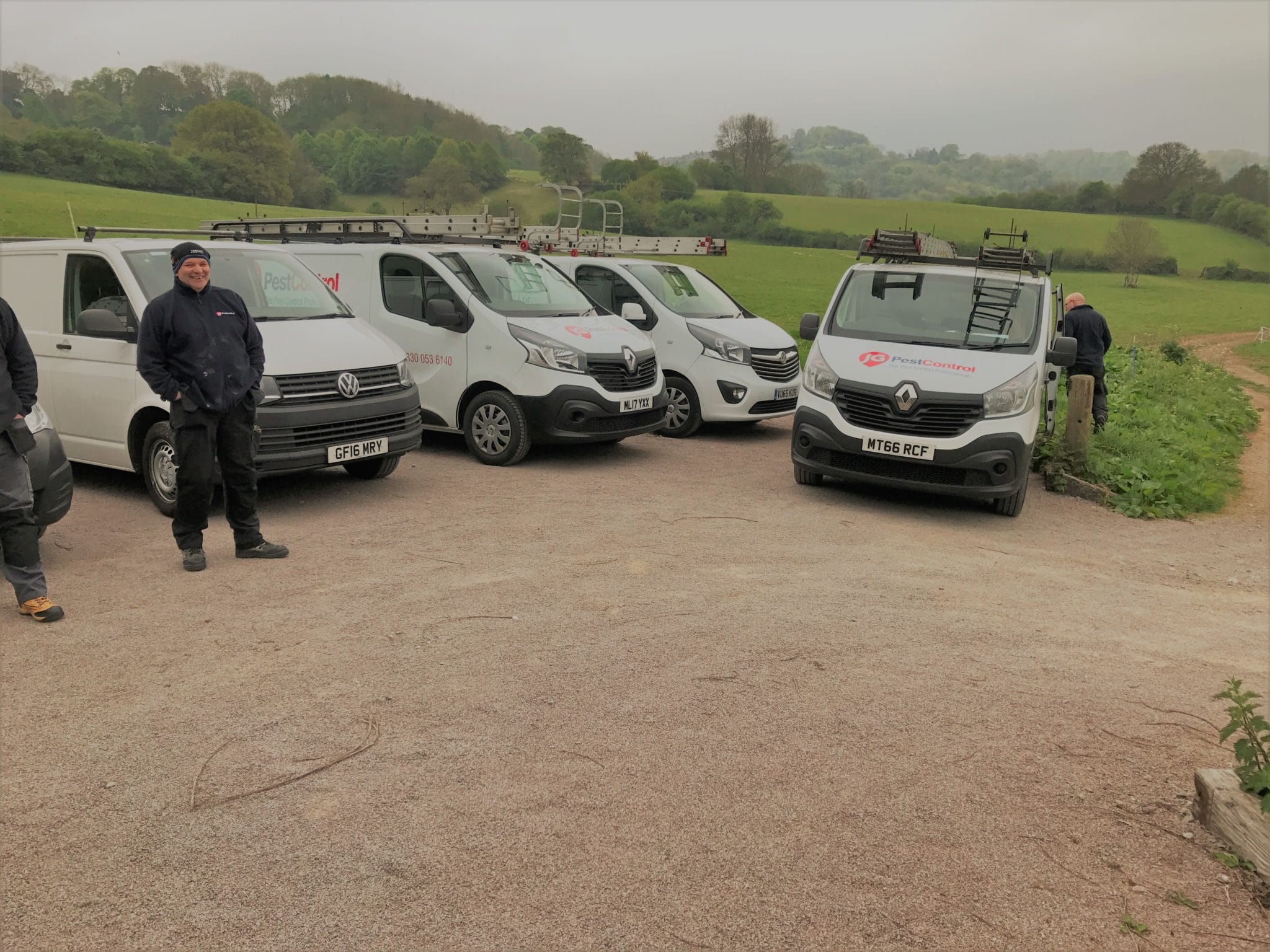 JG Pest Control Vans